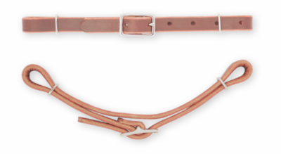 Solid Leather Curb Strap