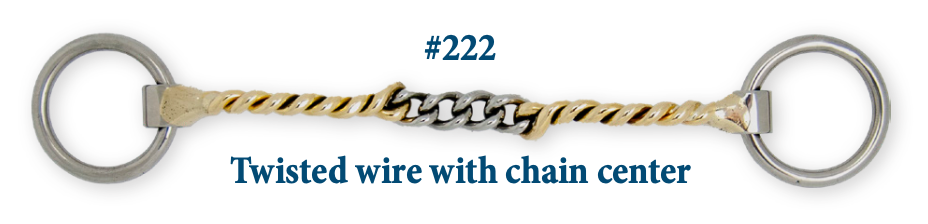 B222 Twisted Wire w/ Chain Center