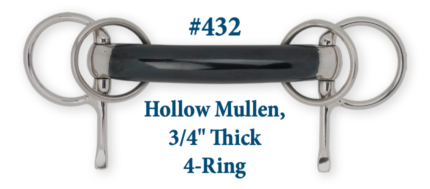 B432 Hollow Mullen, 3/4" Thick 4-Ring