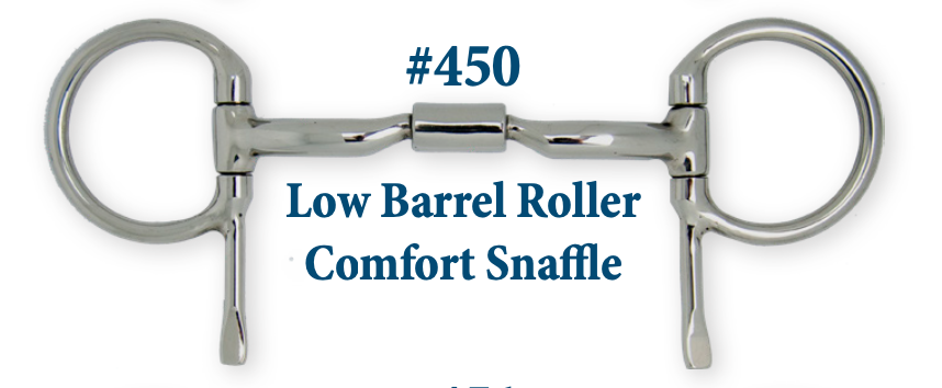 B450 Low Barrel Roller Comfort Snaffle
