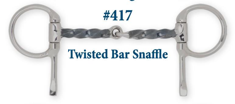 B417 Twisted Bar Snaffle