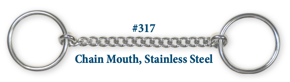 B317 Brad. Chain Mouth Stainless Steel