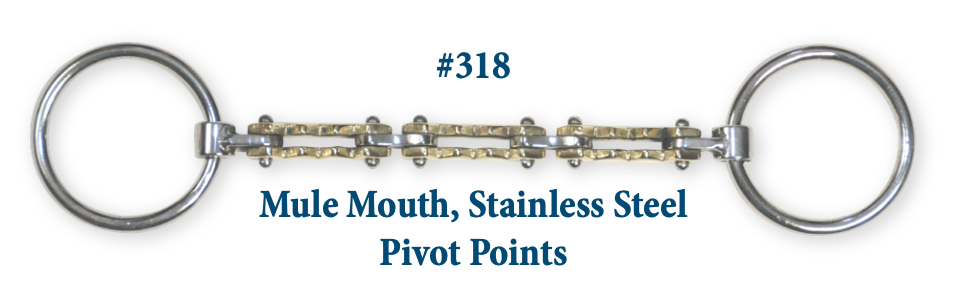 B318 Brad. Mule Stainless Steel Pivot Points