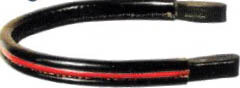 Bowman Harness Red and Black Browband