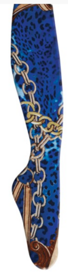 Ovation Zocks Boot Socks - Blue Wild Link