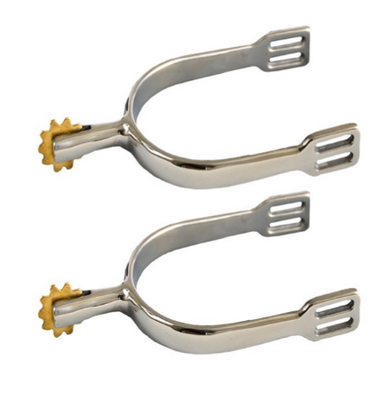 German Spurs - English Strap with Rowel