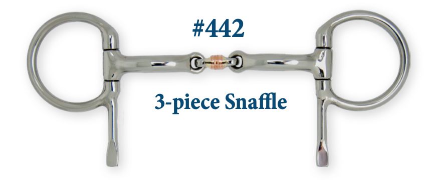B442 3-Piece Snaffle