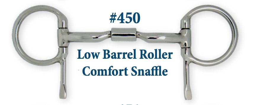 B450 Low Barrel Roller Comfort Snaffle