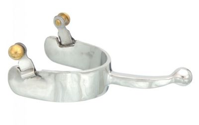 Long Shank Angled Ball Western Spurs