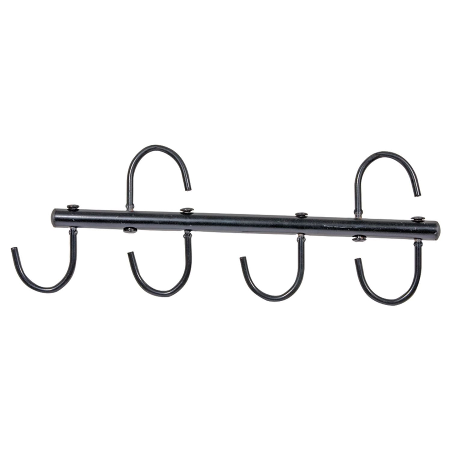 Black Swivel 4 Hook Tack Rack