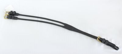 Bowman Harness Rear Overcheck 8" Round Split (Pony) w/ Rein Twist