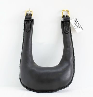 Bowman Harness Extra Thick Black Crupper