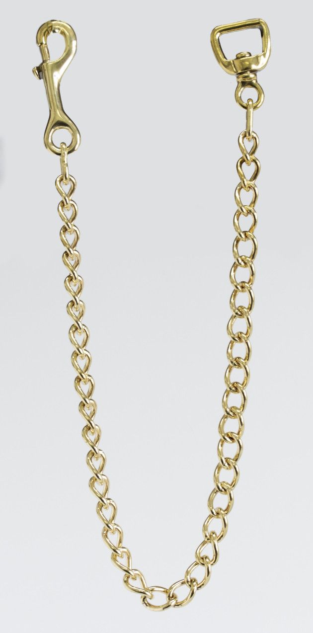 Solid Brass Lead Chain 30" (1" Wide)