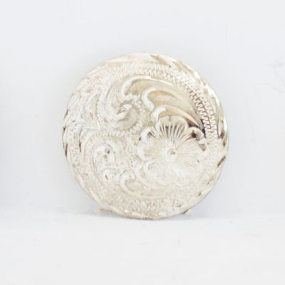 Congress Silver Conchos - Round (Floral)
