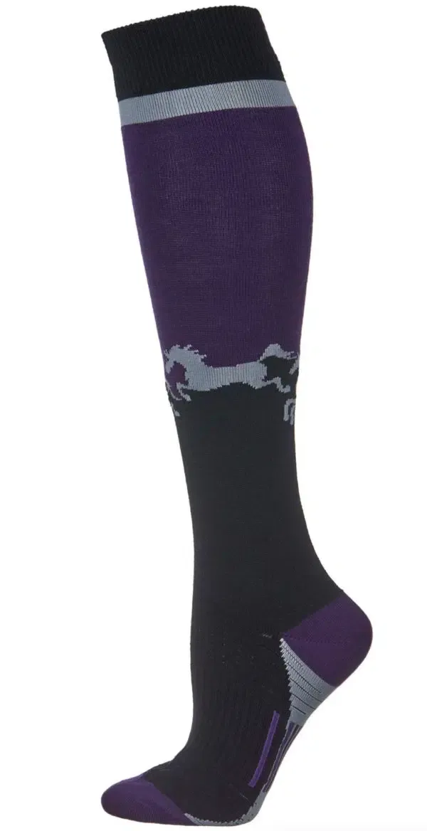 Kerrits Winter Frolic Wool Sock (Kids), Color: Black