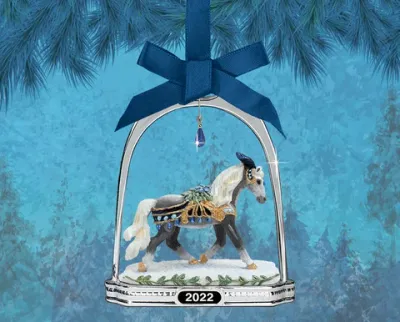 Stirrup Ornament: Snowbird