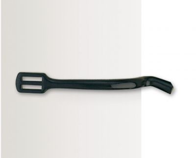 Centaur Black Strap On Prince of Wales Spurs 3/4"