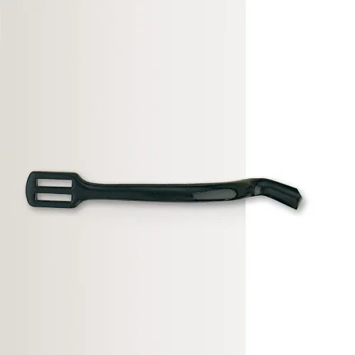 Centaur Black Strap On Prince of Wales Spurs 3/4"
