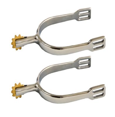German Spurs - English Strap with Rowel