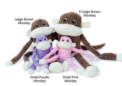 ZippyPaws Crinkle Monkey
