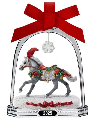 Stirrup Ornament 2025: Christmas In Bloom