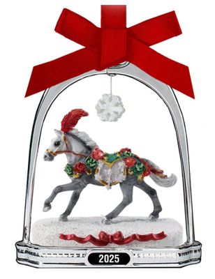 Stirrup Ornament 2025: Christmas In Bloom