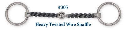 B305 Heavy Twisted Wire Snaffle
