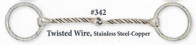 B342 SS Twisted Wire w/ Copper Wrap In