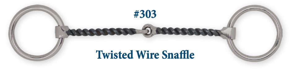 B303 Twisted Wire Snaffle