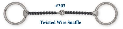B303 Twisted Wire Snaffle