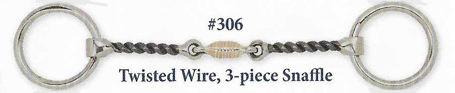 B306 Twist Wire Dr. Bristol Cop. Wrap Link