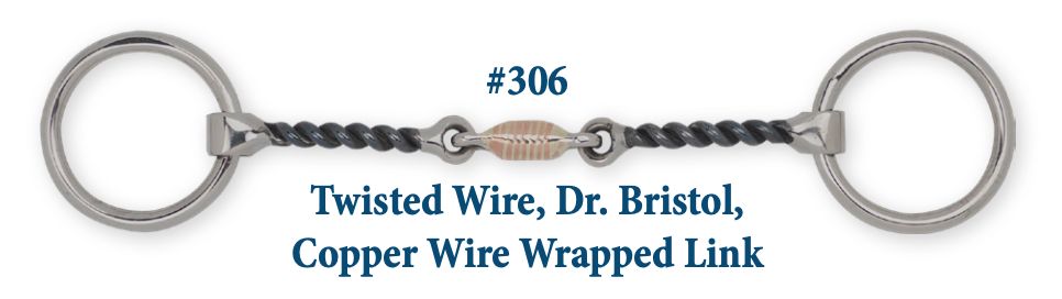 B306 Twist Wire Dr. Bristol Cop. Wrap Link