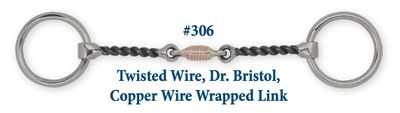 B306 Twist Wire Dr. Bristol Cop. Wrap Link