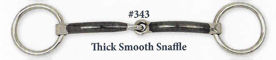 B343 Thick Smooth Snaffle