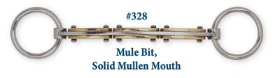B328 Mule Bit Solid Mullen Mouth