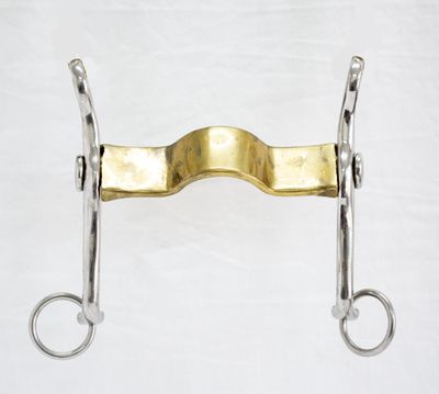 B501 Hunt Polo Curb Bit, Swivel Mouth