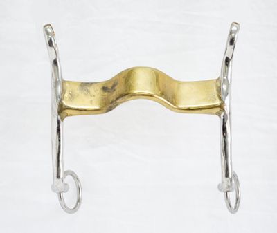 B502 Hunt Polo Curb Bit, Fixed Mouth