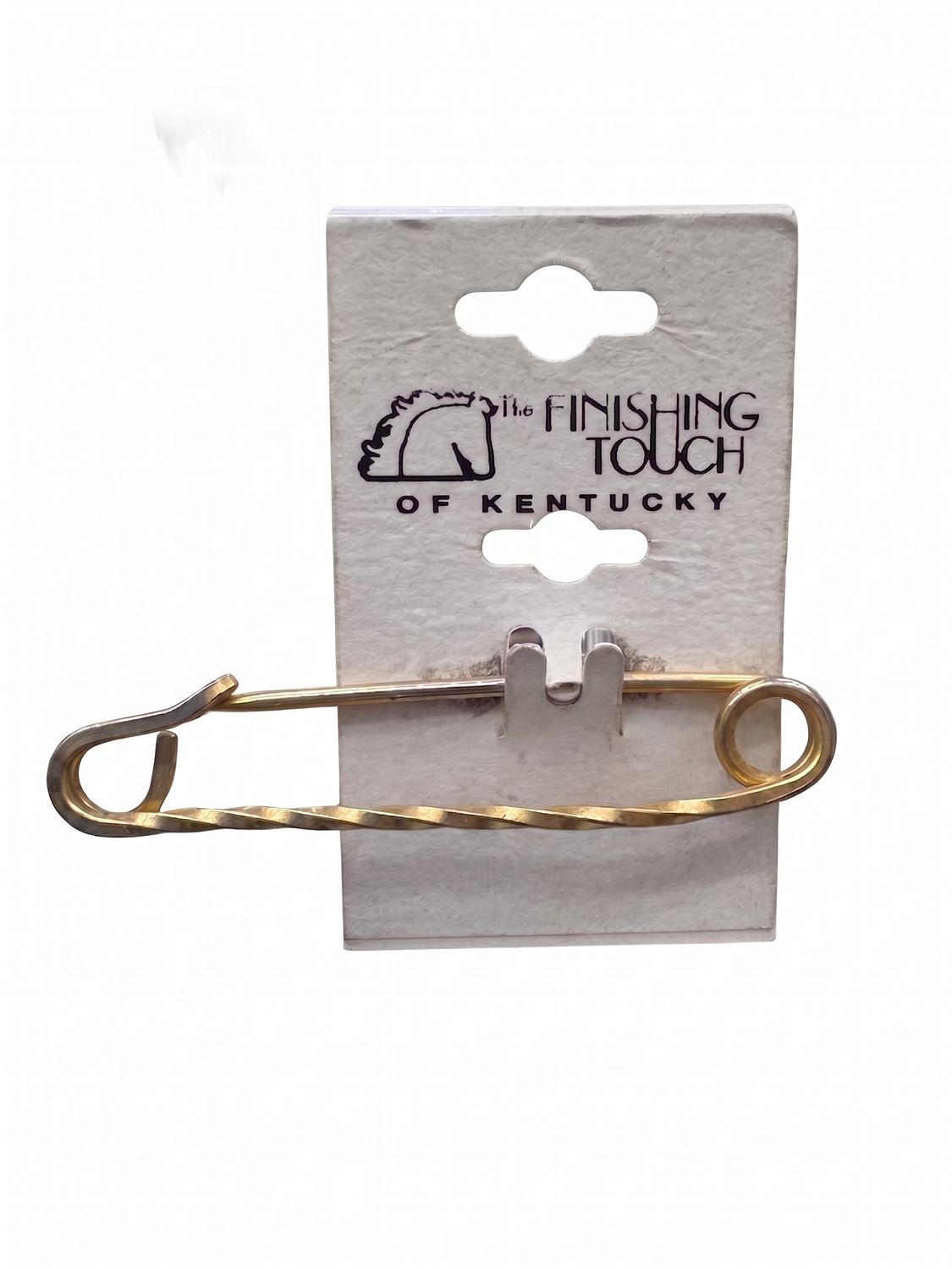 Simple Twist Gold Stock Pin