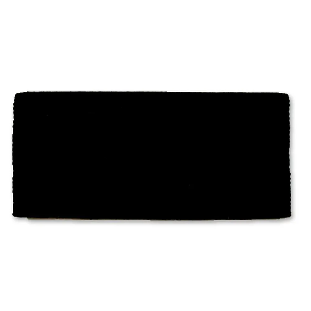 Wool Solid Color Pad 34" x 36", Color: Black