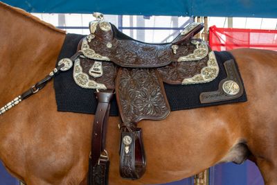 Dale Chavez Dark Oil Eight Corner Plate Show Saddle