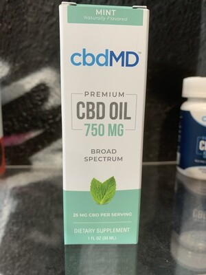 cbdMD 1500 mg Mint CBD Oil