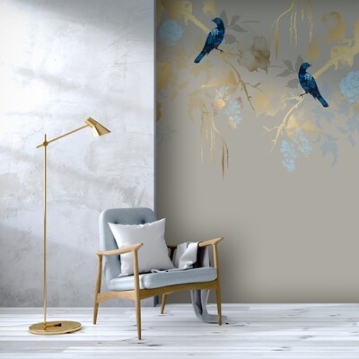 BIRDS OF PARADISE Papier peint sur devis.
A partir de 167,00 € / m2