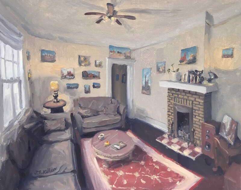Living Room on Crete Street