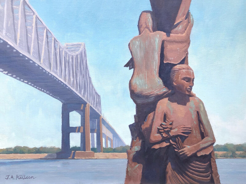 Mother River Statue