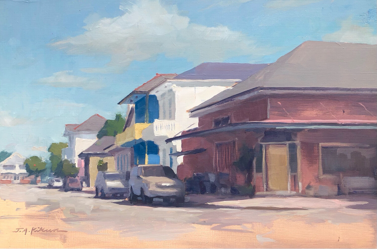 View Up St. Roch Avenue at Rampart