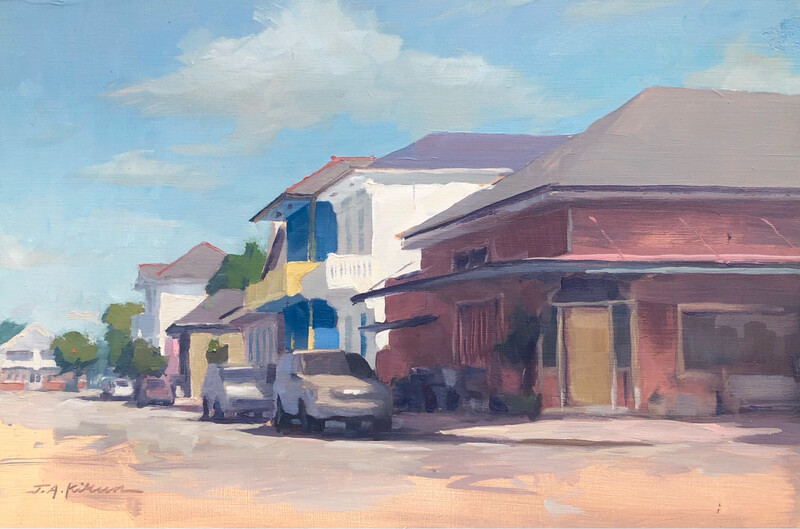 View Up St. Roch Avenue at Rampart