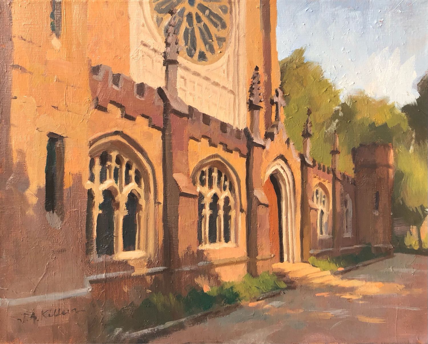 All Saints at Sunset