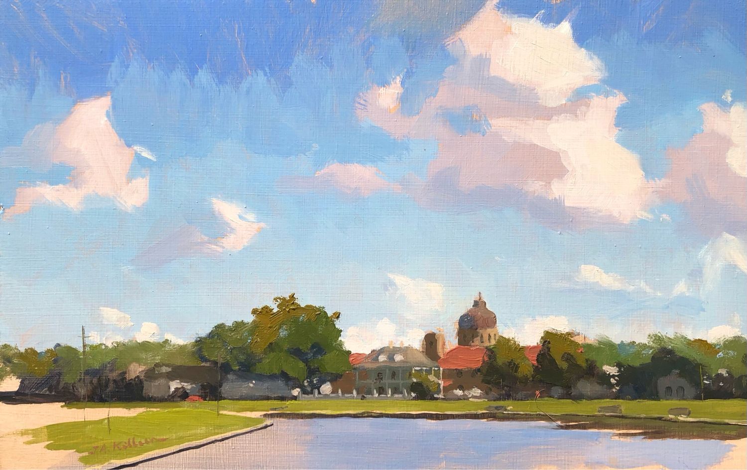 Blue Sky on The Bayou