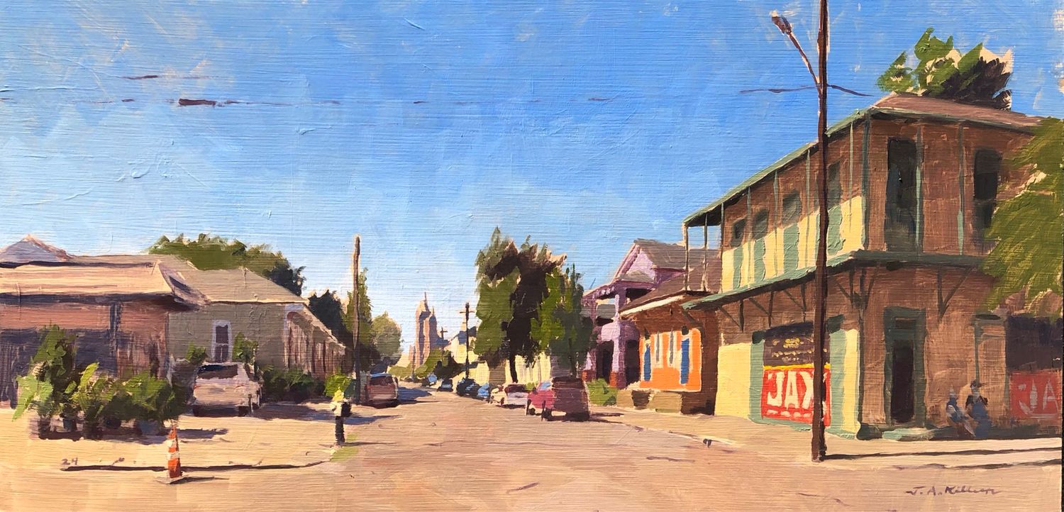 View Up Burgundy Street