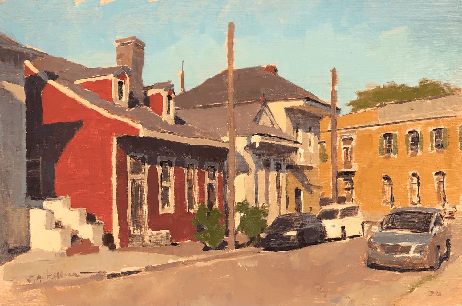 View Up Royal Street, Marigny